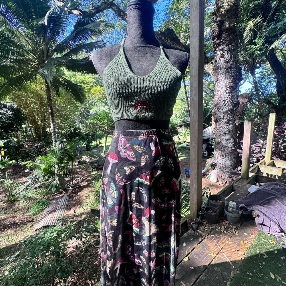 Mushrooms bundle of top and skirt